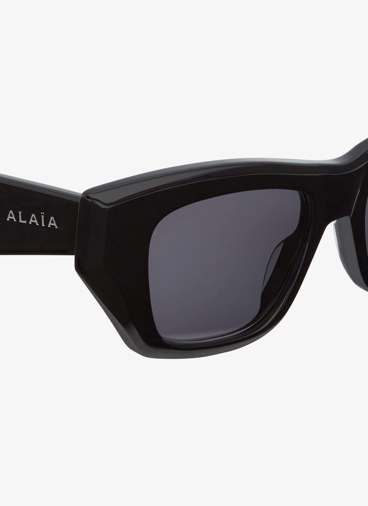 RECTANGULAR SUNGLASSES ALAÏA BLACK RECTANGULAR SUNGLASSES
